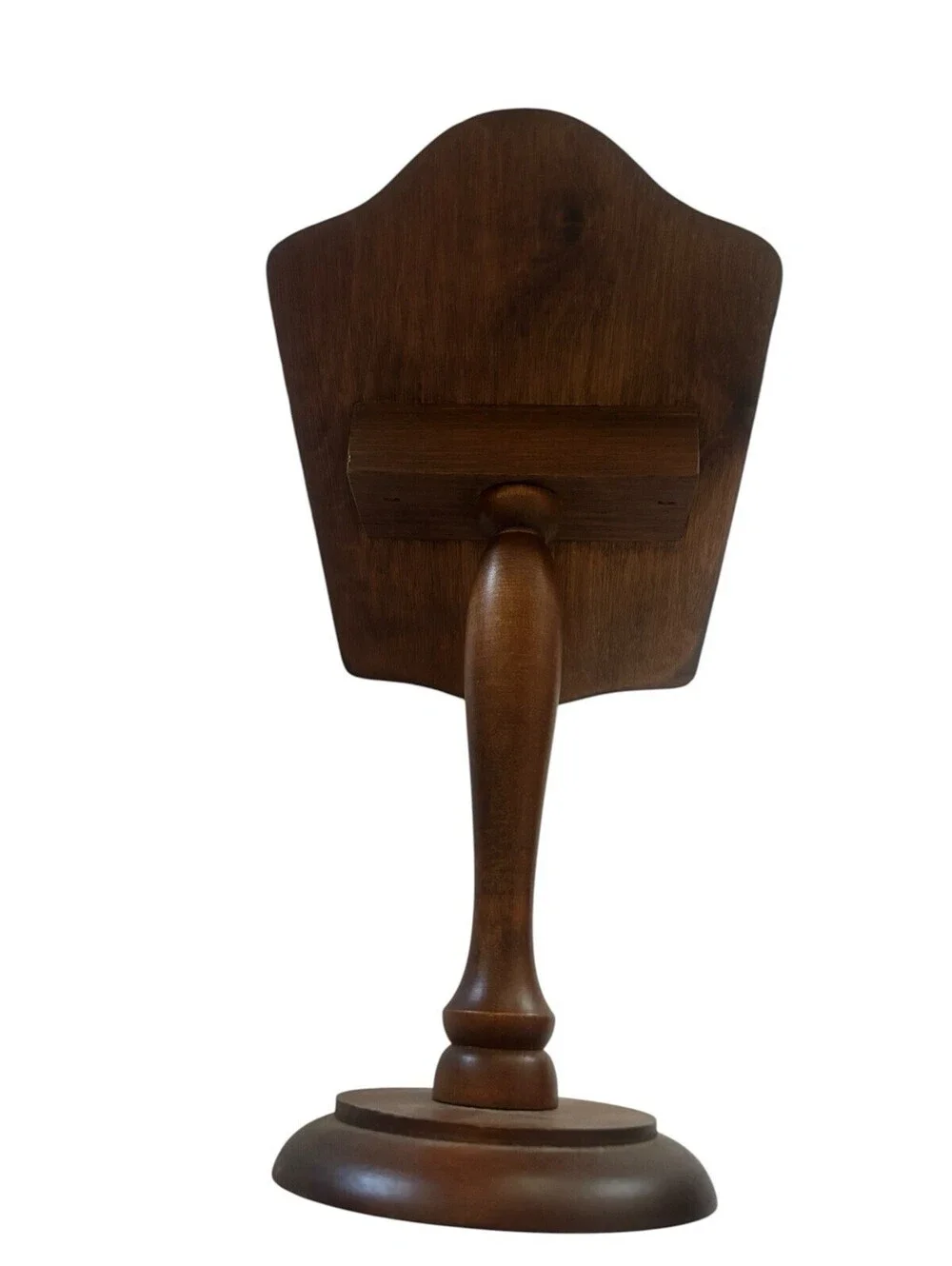 Vintage Wooden Recipe Book Holder Stand With Pages. 1960s. Rare!